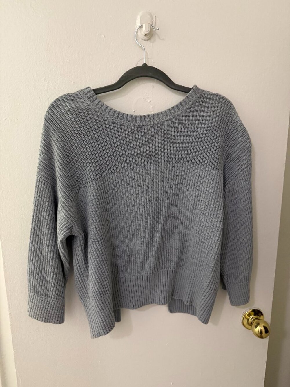 Oversized light blue Cabi sweater